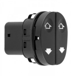 Vvikizy Duokon Interrupteur de commande de vitre &eacute;lectrique de voiture bouton en plastique ABS 96FG14529BC pour FORD KA FIESTA FUSI