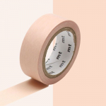 Masking tape - Unicolore - Orange - 1,5 cm x 7 m - Id&eacute;al pour le scrapbooking - Facile &agrave; repositionner