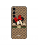 Telefoni&uuml;mbris - Minnie Gucci - Samsung Galaxy S24 Plus - Pehme - Silikoon - Unisex must