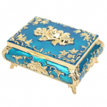 Vintage ehtekarp L&auml;ikiv peen roostekindel roosivaba disainiga ehete hoiukarp