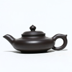 170ml Elegant Yixing Lilla Savi Teekannud K&auml;sitsi Valmistatud Lame Naerev Sakura Pott Toormaak Must Muld Teekann Teekannu S&otilde;elaga Zisha Tee Komplekt