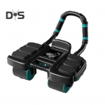 K&otilde;hurulli ratas koos automaatse tagasil&ouml;&ouml;giga k&uuml;&uuml;narnuki toega meeste naiste p&otilde;hitreening, 4 ratast, k&otilde;hulihaste trenaž&ouml;&ouml;r, treeningvarustus must