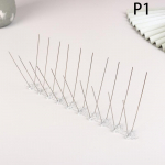 1 tk Roostevabast terasest tuvikaitse ja linnupeletaja 25 cm r&otilde;du linnuvastane peletav okaskomplekt kahjurit&otilde;rje 20 stabs