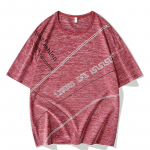 Suvised T-s&auml;rgid Meeste R&otilde;ivad Pol&uuml;ester Suures Suuruses T-s&auml;rgid Hingavad l&uuml;hikeste varrukatega triipp&uuml;ksid M-9XL XXL punane