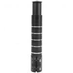 LUNJE Jalgratta Lenkstangi K&otilde;rgendaja &Uuml;lespoole Adapter Kahvli Kaela Pikendaja 210mm Alumiiniumsulam