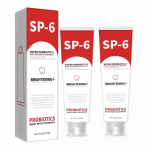 140g SP-6 Probiotic Toothpaste Whiten Tooth Remove Plaque Prevent dental caries Oral Hygiene Clean Fresh Breath Protect Gum tool 2pcs