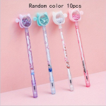 Tagasi koolihooaega 10 tk 0,5 mm litriga kassi neutraalne pliiats kassi saba armsa kujuga &otilde;pilase &otilde;ppekirjatarbed eksamim&auml;rgi pliiats Random color 10pcs