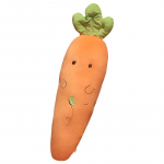 Eemaldatav ja pestav pl&uuml;&uuml;sist porgandipadi &ndash; pikk, pehme m&auml;ngunukk t&uuml;drukutele 1.2 meters (with zipper)