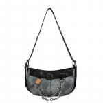 Riidest kaenlaalune kott naiste &uuml;he &otilde;la crossbody v&auml;lismaise stiiliga super kuum baguette kott