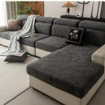 2025 aastaringne Jacquard sametdiivani kate: Kvaliteetne, libisemiskindel, universaalne istuv padjakate XL (W65-85cm L165-200cm H5-20cm)