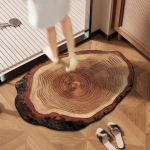 Vannituba Uksematt Imav Matt Kiiresti Kuivav Matt Mustust H&uuml;lgav ja Libisemiskindel Vannitoamatt 50cm * 80cm