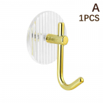 1/4 tk isekleepuvad seinakonksud akr&uuml;&uuml;list vannitoakonksud riputamiseks veekindlad 1Pcs