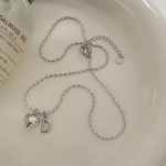 Magus Armastuskiri D Kaelakee Temperament S&uuml;damikujuline Rangluukett Riisi Emakakaela Kett Naiste Uus Trend