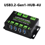 T&ouml;&ouml;stuslik 4-pordiline USB 3.2 Gen 1 jaotur black
