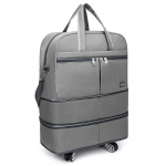 Suure mahutavusega &auml;rireiside ratastega kott, pendelr&auml;nduri l&uuml;hireiside k&auml;eshoitav laiendatav spinner-pagas tumesinine v&auml;rv