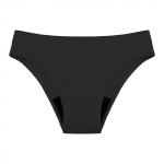 Ujumisriided menstruatsiooni ajal lekkekindlad bikiinid, p&otilde;hjaga imavad p&uuml;ksid k&otilde;rge v&ouml;&ouml;kohaga ujumisp&uuml;ksid teismelistele naistele XXL must