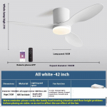 V&auml;ike laeventilaator vaikne sagedusmuundusega magamistoa ventilaatorvalgusti kodu koridor r&otilde;du laeventilaator valge