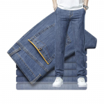 &Otilde;hukesed suveks Meeste klassikalises stiilis meeste teksad Business Stretch Denim meeste p&uuml;ksid 27