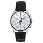 Casio Edifice Analoog Standard Kronograaf Valge sihverplaat Kvarts EFV-650L-7AV 100M Meeste k&auml;ekell valge