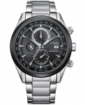 CITIZEN Eco-Drive Raadio Perpetual Maailmaaja Roostevabast terasest Meeste k&auml;ekell AT8266-89E must