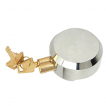 Peidetud kaelusega tabalukud K&otilde;rge turvalisusega kangutamisvastased Haagise ukse ketaspidukid 2 v&otilde;tmega jaoks