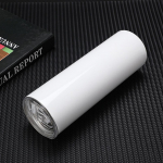 20OZ sublimatsioonitass roostevabast terasest termose pudel k&uuml;lma ja kuuma isolatsiooniga kohvitassid Kaasaskantavad kohandatud DIY veepudel 600ml 601-700ml valge