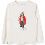 Polo Ralph Lauren Karu Kirjalogo Muster Pikkade Varrukatega T-s&auml;rk Laste Topp Beež 323883620-008 L