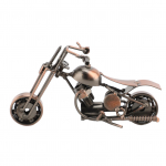 K&auml;sitsi valmistatud mootorratta mudel Rauakunst Dekoratiivne Liigutatavate ratastega Mootorratta kaunistus Lauadekor Kingitus