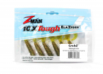 Zman Soft Lure GrubZ 3,5 tolli 6 / pakk Midnight Oil (3530)