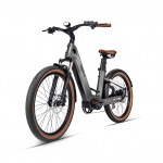 MIHOGO &Otilde;hk s&uuml;sinikkiust raam T&auml;iskasvanute elektriline jalgratas Linnamaastiku E-bike 26 T&auml;ispuhutavad rehvid E-bike 750W mootor 48V19.2AH aku Elektriline jalgratas valkjas v&auml;rv