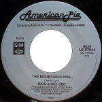 7-tolliline plaat DICK & DEE DEE / NELSON RIDDLE - The Mountain's High / Route 66 Them LS57044 American Pie 1967 USA Jazz Kasutatud