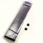 Kahepoolne alumiiniumfooliumist auto p&auml;ikesekaitse, soojusisolatsioon, UV-kaitse, sobib enamusele automudelitele