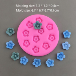 1 tk kirsi&otilde;ie virsiku&otilde;ie silikoonvorm isetehtud koogikaunistused vormivaht &scaron;okolaadij&auml;&auml;kandik k&ouml;&ouml;gi k&uuml;psetusvorm