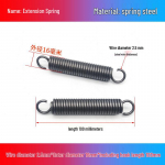 Kollane vedruga konksudega ahjuukse jaoks: Traadi l&auml;bim&otilde;&otilde;t 2,5 mm, v&auml;lisl&auml;bim&otilde;&otilde;t 14&ndash;22 mm, pikkus 45&ndash;350 mm.