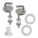 Toliet hinged/kruvid WC kaane kinnituskomplekt Vannitoa riistvara remondikomplekt WC-istme kinnitus Lihtne paigaldus B