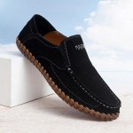 Meeste nahast vabaajajalatsid K&auml;sitsi valmistatud jalatsid Mugavad Meeste Slip on Kingad Lamedad mokasiinid Meeste tossud 39