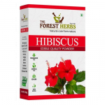 The Forest Herbs Natural Care From Nature Pure Hibiscus Flower Powder 200g (Pack Of 1) | Ideal for Hair pack, Face pack, Eating, and Hibiscus tea