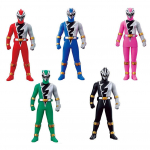 Pehme vin&uuml;&uuml;list kangelane Kishiryu Sentai Ryusoulger Komplekt [K&otilde;ik 5]