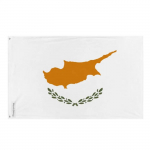 Drapeau - Chypre - 64 x 96 cm - Pol&uuml;ester - Impressioon recto/verso - &OElig;illets en fer