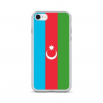 Coque pour iPhone - PIXELFORMA - iPhone 6 - Drapeau de l'Azerba&iuml;djan - Disain fin - Souple