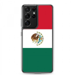 Coque T&eacute;l&eacute;phone &ndash; Samsung &ndash; Galaxy S22 Ultra &ndash; Drapeau Mexique &ndash; Souple &ndash; mitmev&auml;rviline