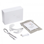 3D Silmamassaažiseade LED-valgusteraapiaga Massaaž Vibratsioon Silmamassaažiinstrument 3 režiimiga Leevendab V&auml;simust V&auml;hendab Tumedaid Silmaaluseid valge