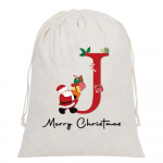 5 tk Suure t&auml;hega n&ouml;&ouml;riga kott riidest kott peo festivali tarvikute kott j&otilde;ulukingikott j&otilde;uluvana kott 5pcs