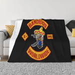 Uus Bandidos Worldwide Mootorrattaklubi Must Meeste Mc 1 T S 2Xl Ilus T&auml;iesti Uus Visketekk 30x40in