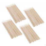 40 Pcs art of scratch Rainbow,Scratch Paper Accs Wooden for