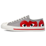 Comme des Gar&ccedil;ons PLAY x Converse Jack Purcell Drizzle Red Unisex tossud Hall Egrett 171260C 35.5