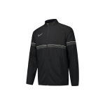 Nike Dri-FIT Academy Jalgpalli Treeninguga Perforeeritud Kraega Tuulejope Meestele &Uuml;ler&otilde;ivad Must CW6118-014 S