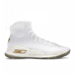 Under Armour Curry 4 Retro Valge Kuld 2024 Unisex Tennised Sidrunij&auml;&auml; Metallikuld 1298306-111 44