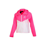 Nike Sport V&auml;rviplokkide T&otilde;mblukuga Kapuutsiga Veekindel Jakk Ameerika Vintage Dressipluus Naiste Jakk Valge Roosa BV3940-639 M