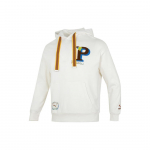 Puma T&auml;hetr&uuml;kiga Pingutusn&ouml;&ouml;riga Kapuutsiga Vabaaja Pikkade Varrukatega Dressipluus Unisex dressipluus Valge 625801-65 S